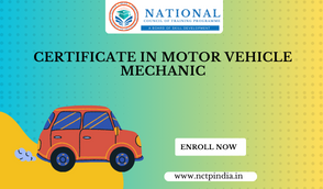 Certificate In Motor Vehicle Mechanic